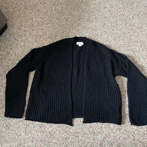 Velvet by Graham and Spencer Cardigan in Black Size Small